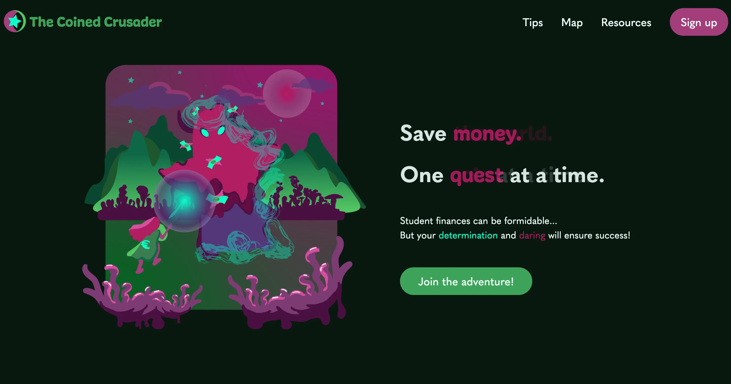 Project hero section